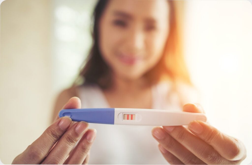 Realízate el test de embarazo
