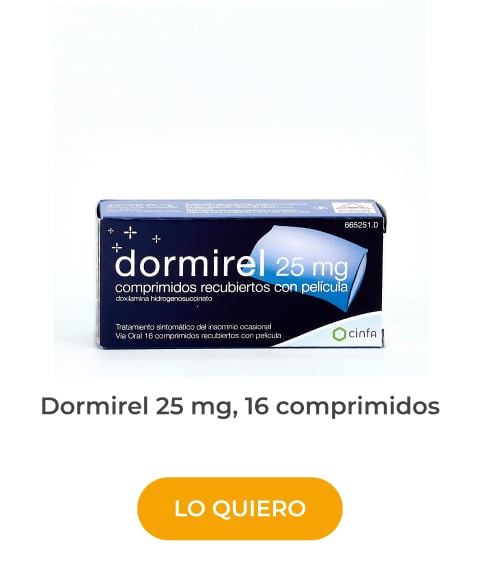 Dormirel 25 mg, 16 comprimidos
