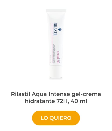 hidratante piel mixta sensible Rilastil Aqua Intense gel-crema hidratante 72H, 40 ml