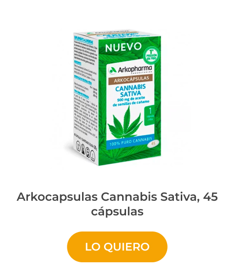 Arkocapsulas Cannabis Sativa, 45 cápsulas
