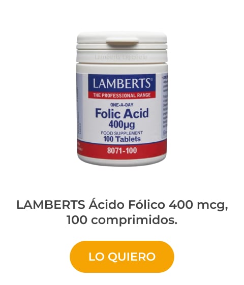 acido folico lamberts 100 comprimidos