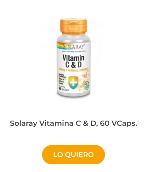 Solaray vitamina D y C 