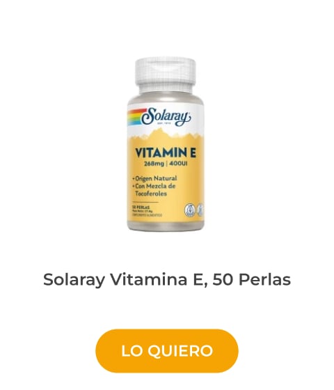 Solaray Vitamina E, 50 Perlas