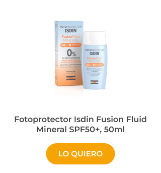 Fotoprotector Isdin Fusion Fluid Mineral SPF50+, 50ml opiniones 