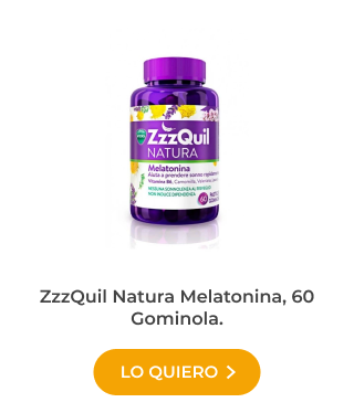 zzzquil natura melatonina en gominola