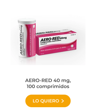 Aerored, 40 mg, 100 comprimidos