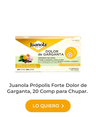 Juanola Própolis Forte Dolor de Garganta, 20 Comp para Chupar