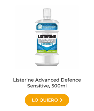 Listerine Advanced Defence Enjuague bucal  Sensitive, 500ml