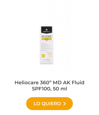  Queratosis piel, Heliocare 360º MD AK Fluid SPF100, 50 ml