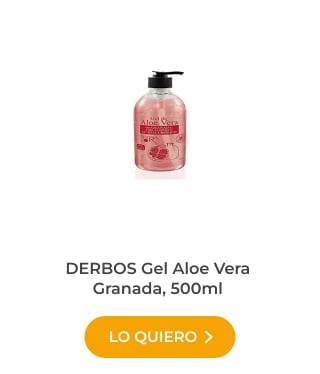 DERBOS Gel Aloe Vera Granada, 500ml
