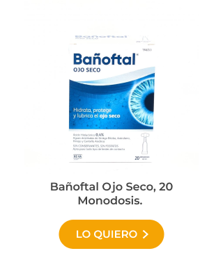  Sequedad ocular, Bañoftal Ojo Seco, 20 Monodosis.
