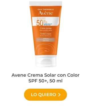 Avene Crema Solar con Color SPF 50+, 50 ml