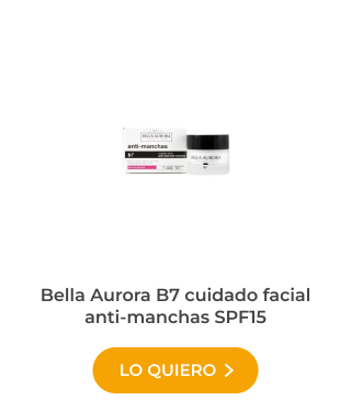 Bella Aurora B7 cuidado facial anti-manchas SPF15. Eliminar Manchas Faciales