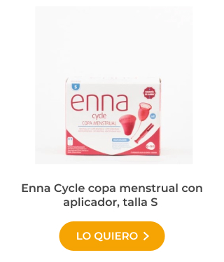 Enna Cycle copa menstrual con aplicador, talla S
