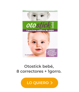 Otostick bebé, 8 correctores + 1gorro. Bebés orejas.
