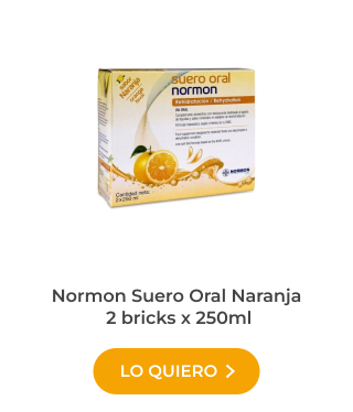 Normon Suero Oral Naranja 2 bricksx250ml
