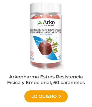 Arkopharma Estres Resistencia Fisica y Emocional, 60 caramelos Sabor Cereza
