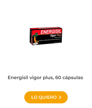 Energisil vigor plus, 60 cápsulas. libido masculina
